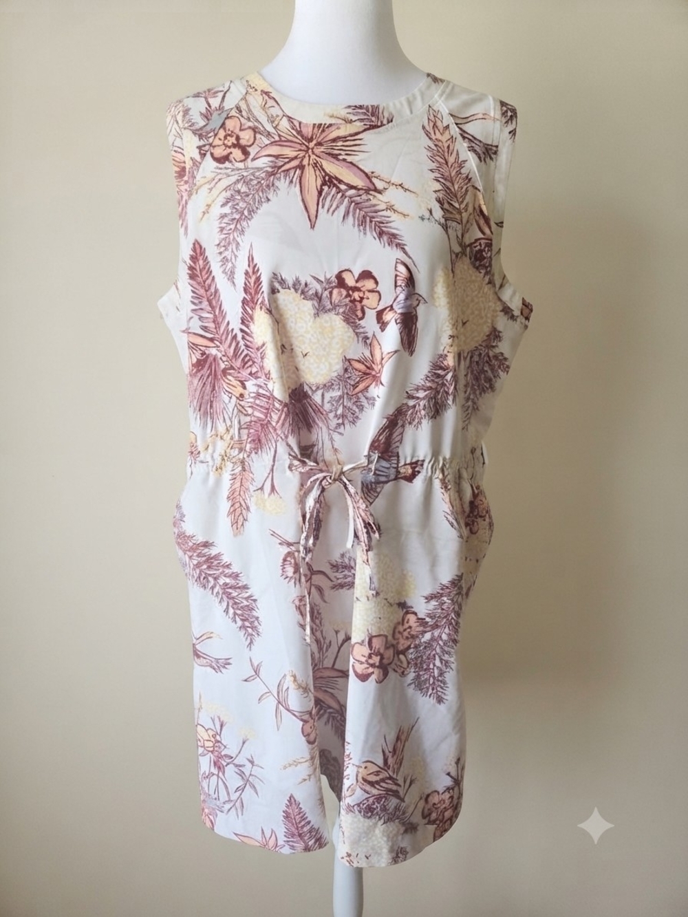 Columbia Bogata Bay Printed Dress Sea Salt Outbacked Gorpcore Hiking Coastal